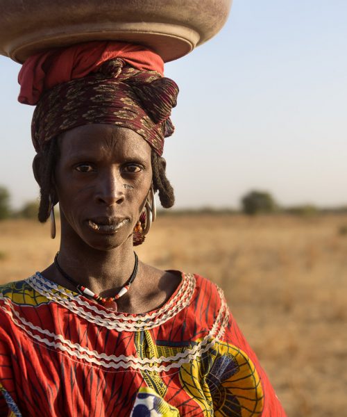 Fulani nomads of the of the Bel'ah group of the Sahel. Burkina Faso